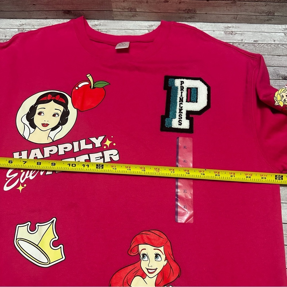 Disney Pink Happily Ever After Crew Neck Sweater XL - Picture 5 of 10